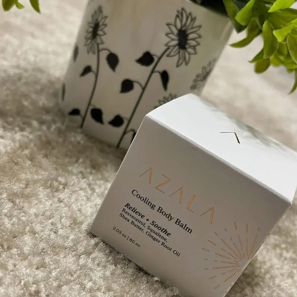 NEW Azala Cooling Body Relieve and Soothe Skin Vegan Balm 2.03 oz